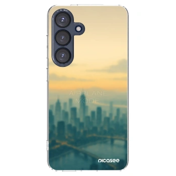 Picasee silikonski prozorni ovitek za Samsung Galaxy S25 5G - Airplane mode
