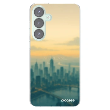 Picasee silikonski prozorni ovitek za Samsung Galaxy S25+ 5G - Airplane mode