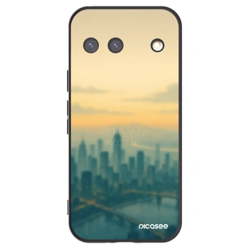 Picasee silikonski črni ovitek za Google Pixel 9 - Airplane mode