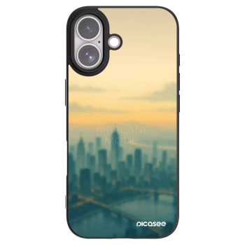 Picasee silikonski črni ovitek za Apple iPhone 17 - Airplane mode