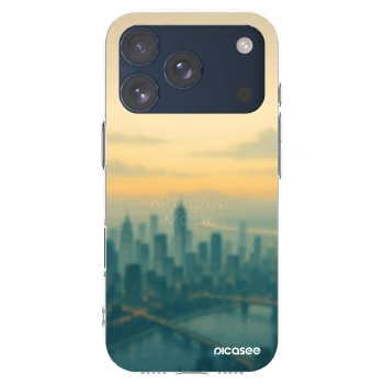 Picasee silikonski prozorni ovitek za Apple iPhone 17 Pro - Airplane mode