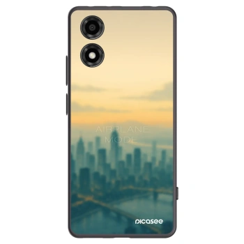 Picasee silikonski črni ovitek za Motorola Moto E14 - Airplane mode