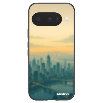 Picasee silikonski črni ovitek za Google Pixel 10 - Airplane mode