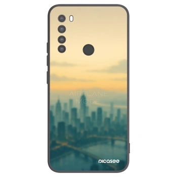 Picasee silikonski črni ovitek za Xiaomi Redmi Note 8 - Airplane mode