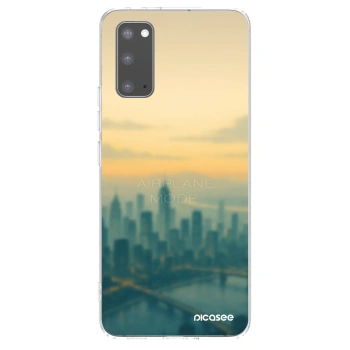 Picasee silikonski prozorni ovitek za Samsung Galaxy S20 G980F - Airplane mode