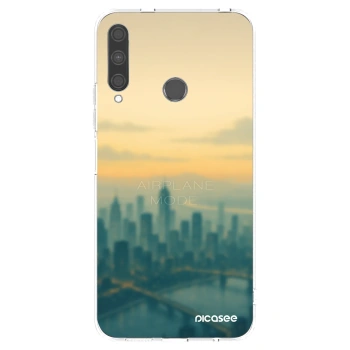 Picasee silikonski prozorni ovitek za Huawei P40 Lite E - Airplane mode