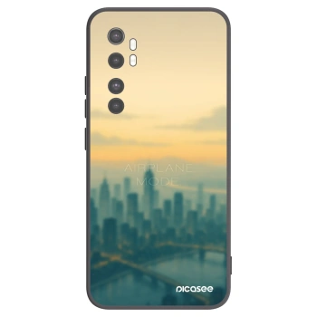 Picasee silikonski črni ovitek za Xiaomi Mi Note 10 Lite - Airplane mode