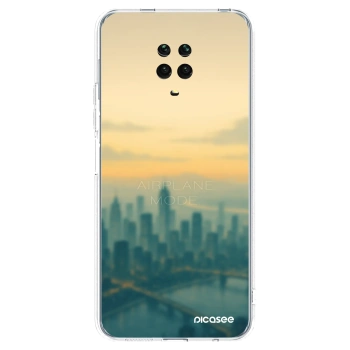 Picasee silikonski prozorni ovitek za Xiaomi Redmi Note 9S - Airplane mode