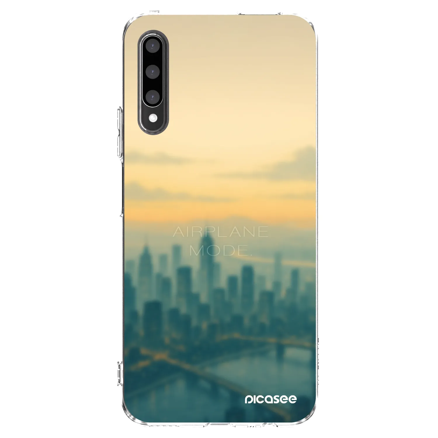 Picasee silikonski prozorni ovitek za Honor 9X Pro - Airplane mode