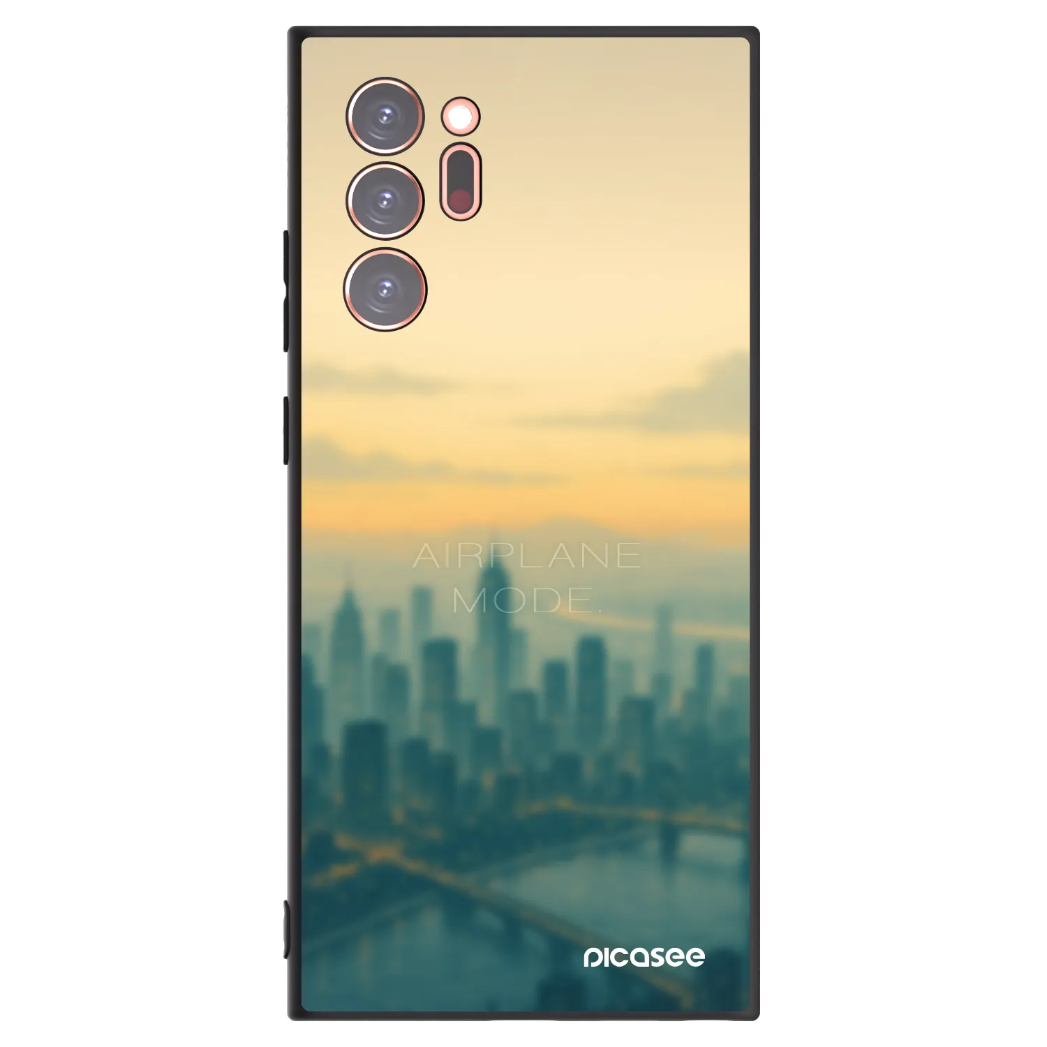 Picasee silikonski črni ovitek za Samsung Galaxy Note 20 Ultra - Airplane mode