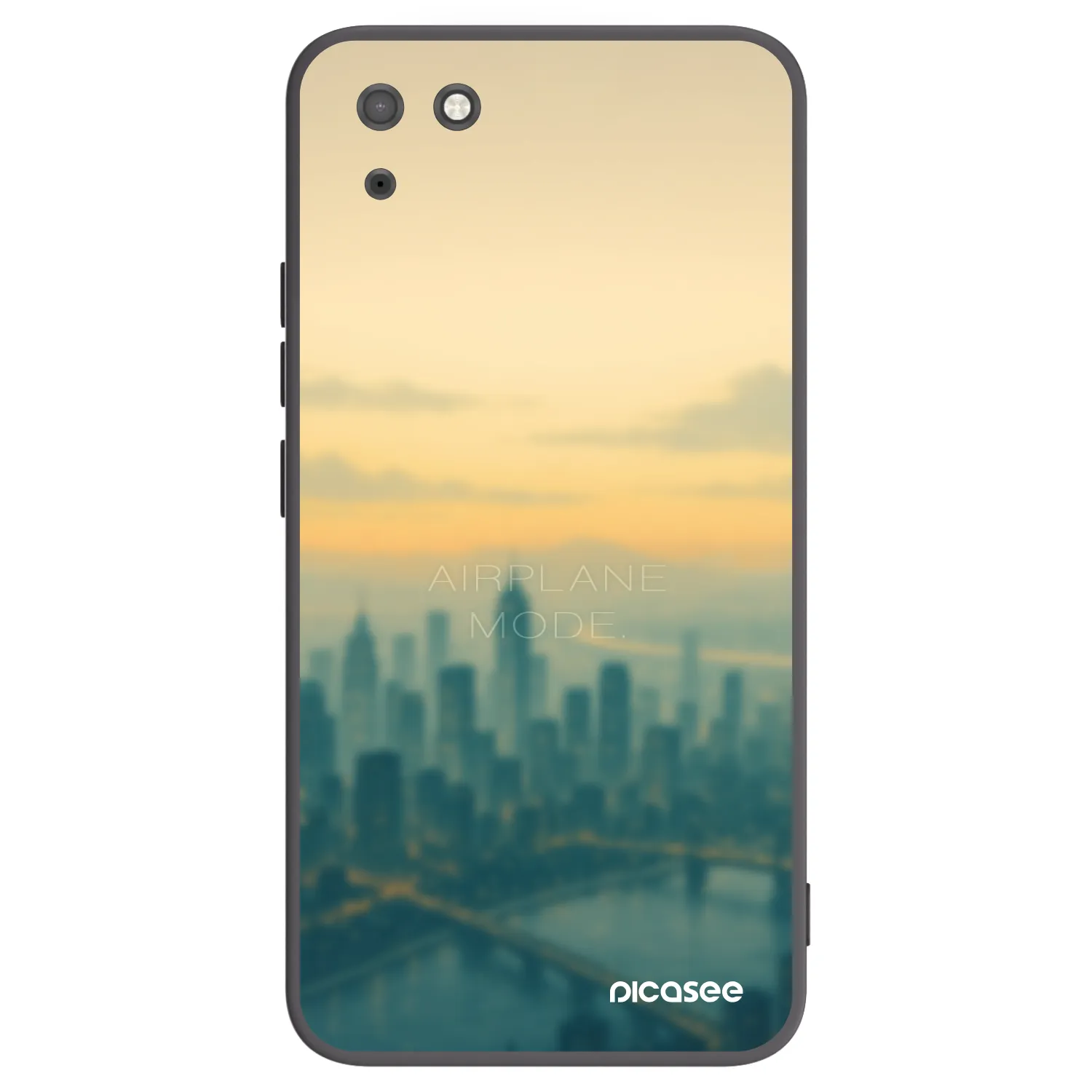 Picasee silikonski črni ovitek za Huawei Y5P - Airplane mode