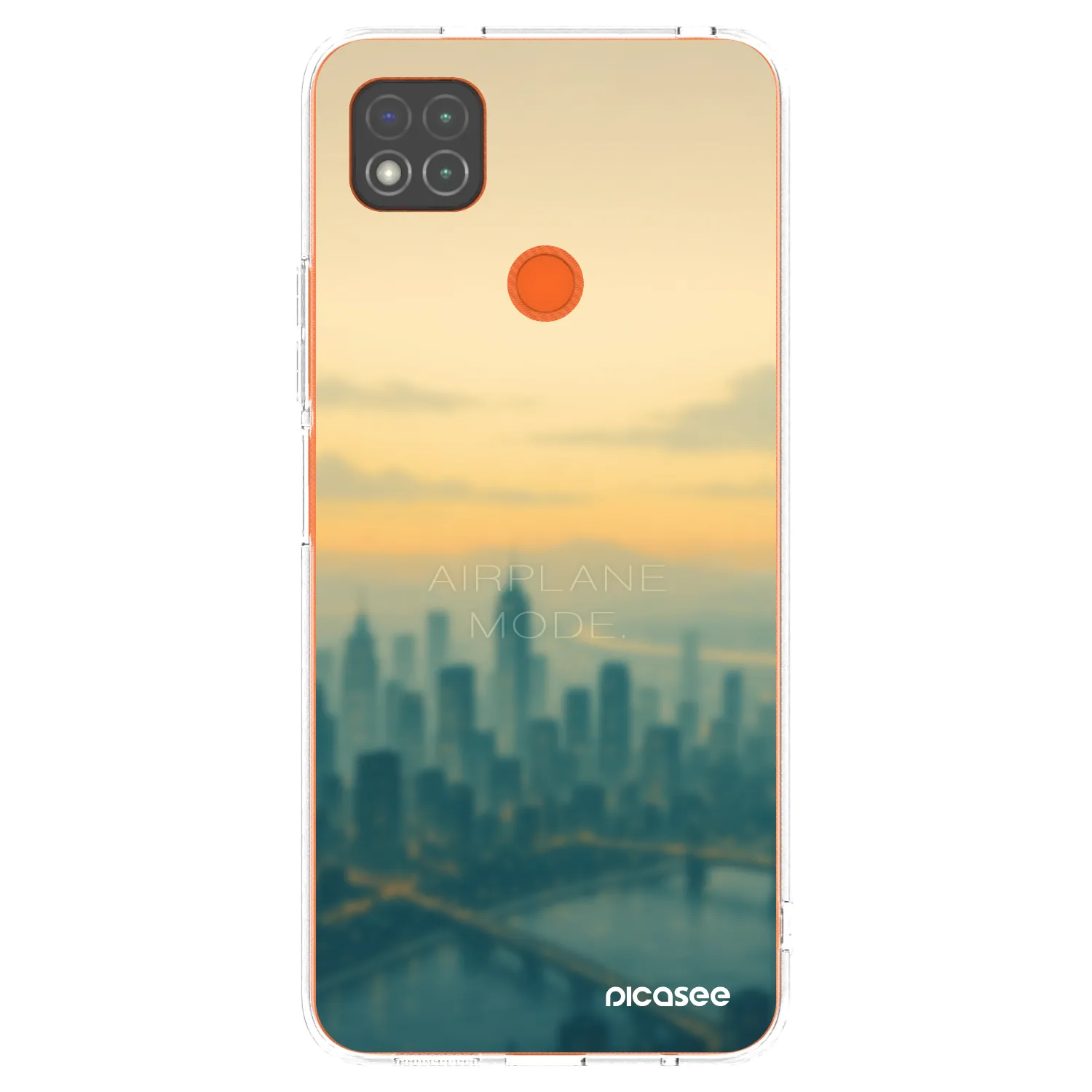 Picasee silikonski prozorni ovitek za Xiaomi Redmi 9C - Airplane mode