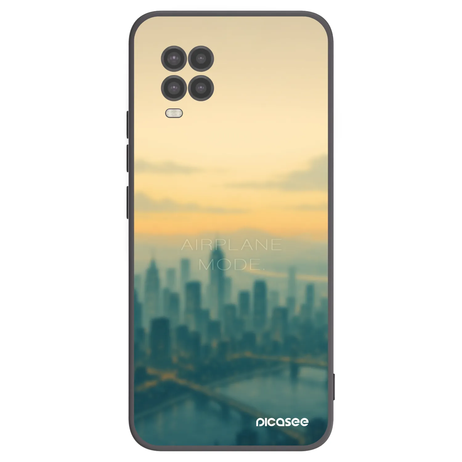 Picasee silikonski črni ovitek za Xiaomi Mi 10 Lite - Airplane mode