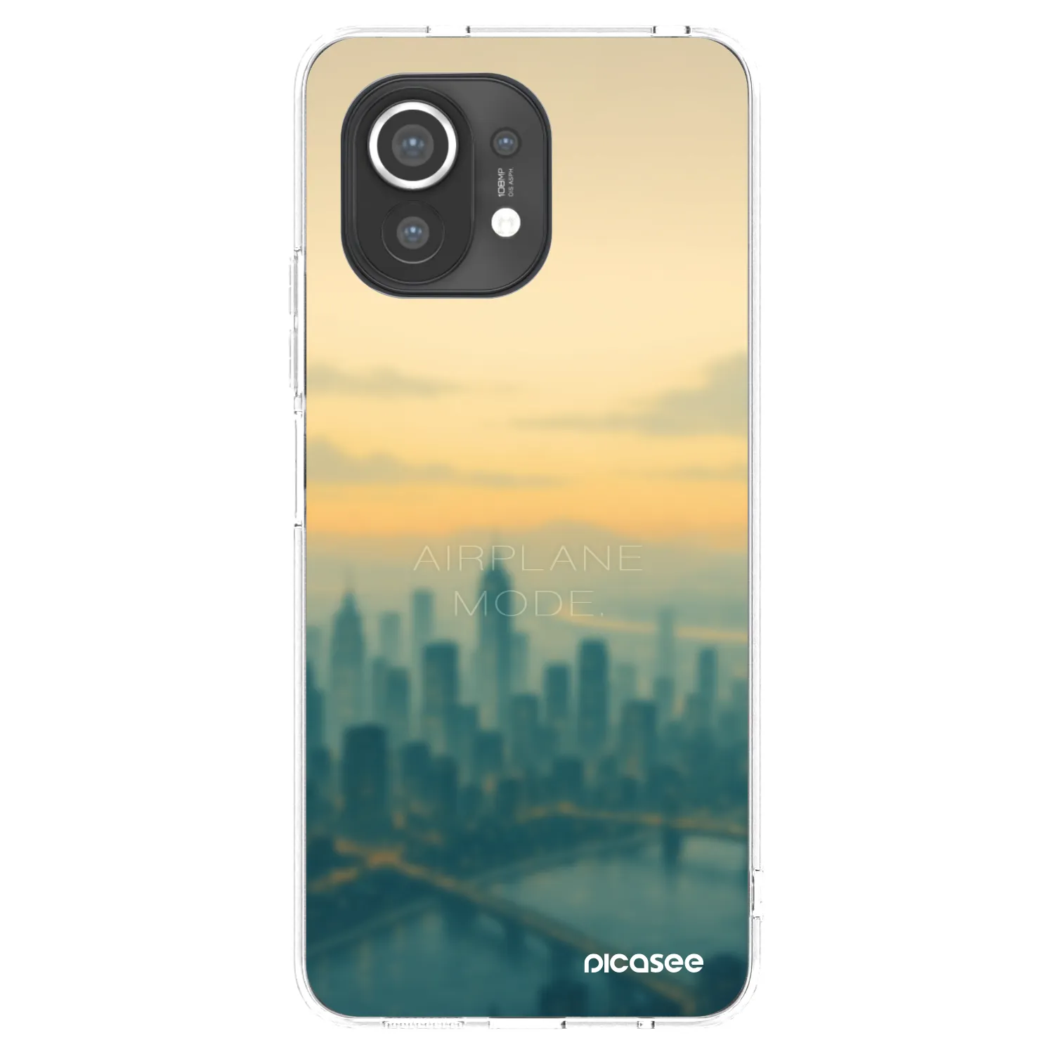 Picasee silikonski prozorni ovitek za Xiaomi Mi 11 - Airplane mode