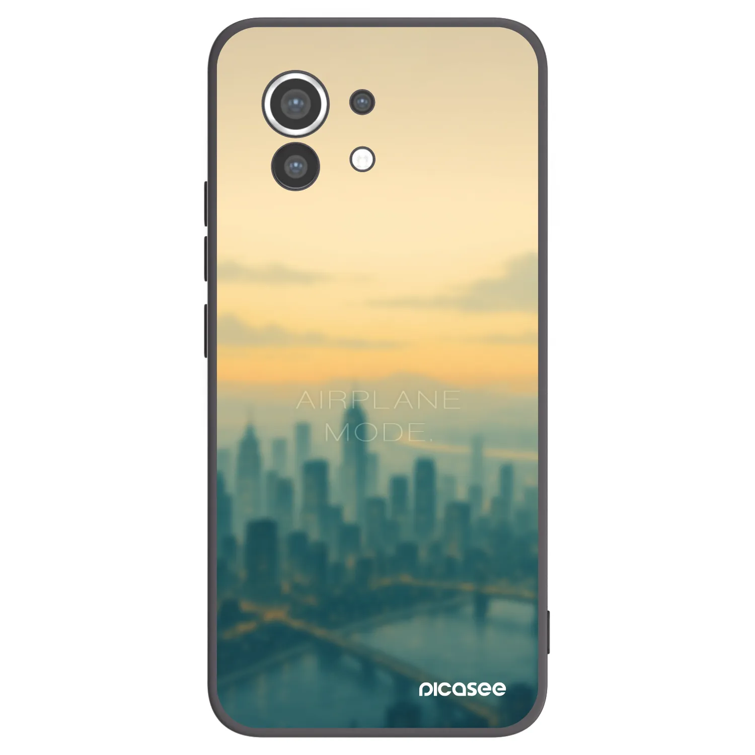 Picasee silikonski črni ovitek za Xiaomi Mi 11 - Airplane mode