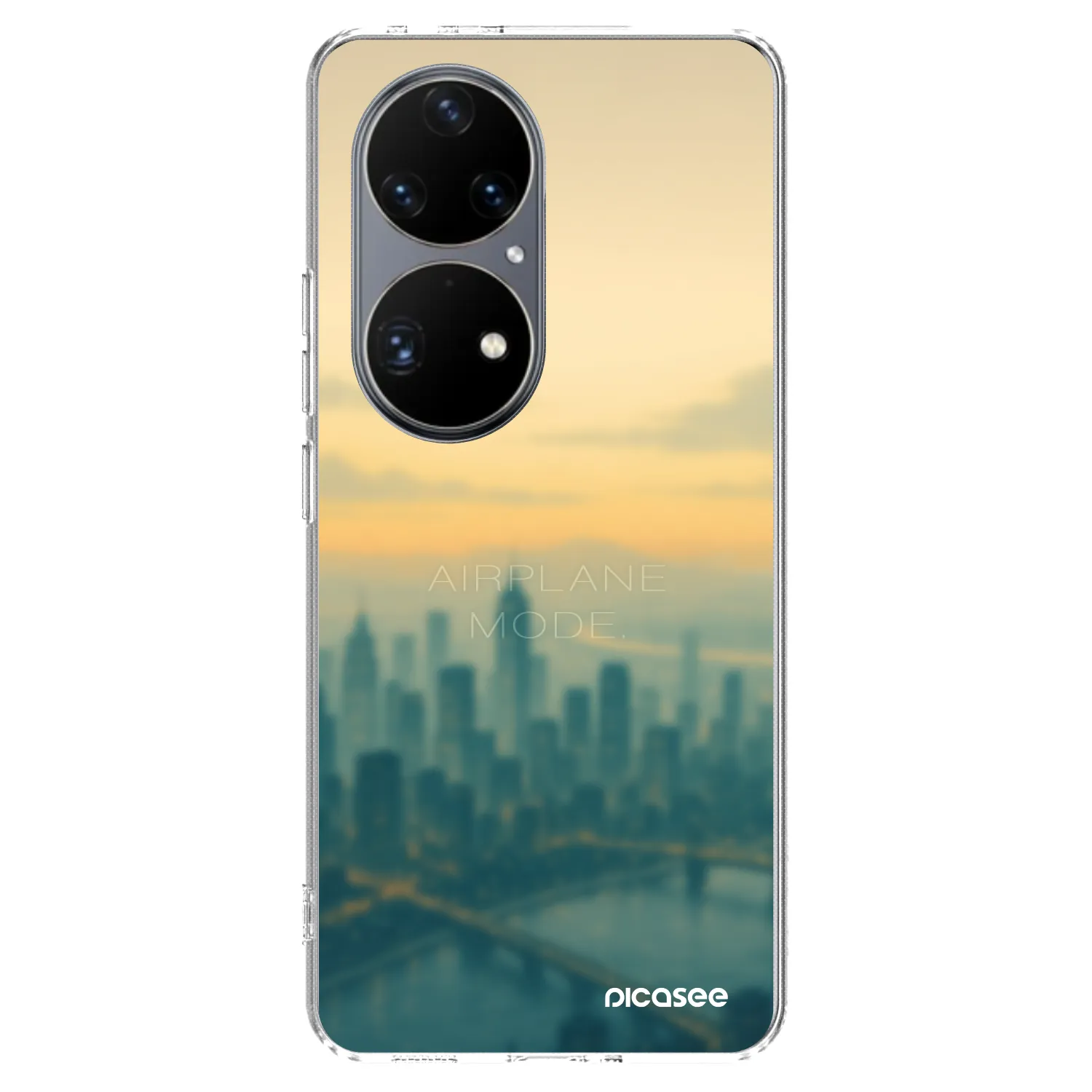 Picasee silikonski prozorni ovitek za Huawei P50 - Airplane mode
