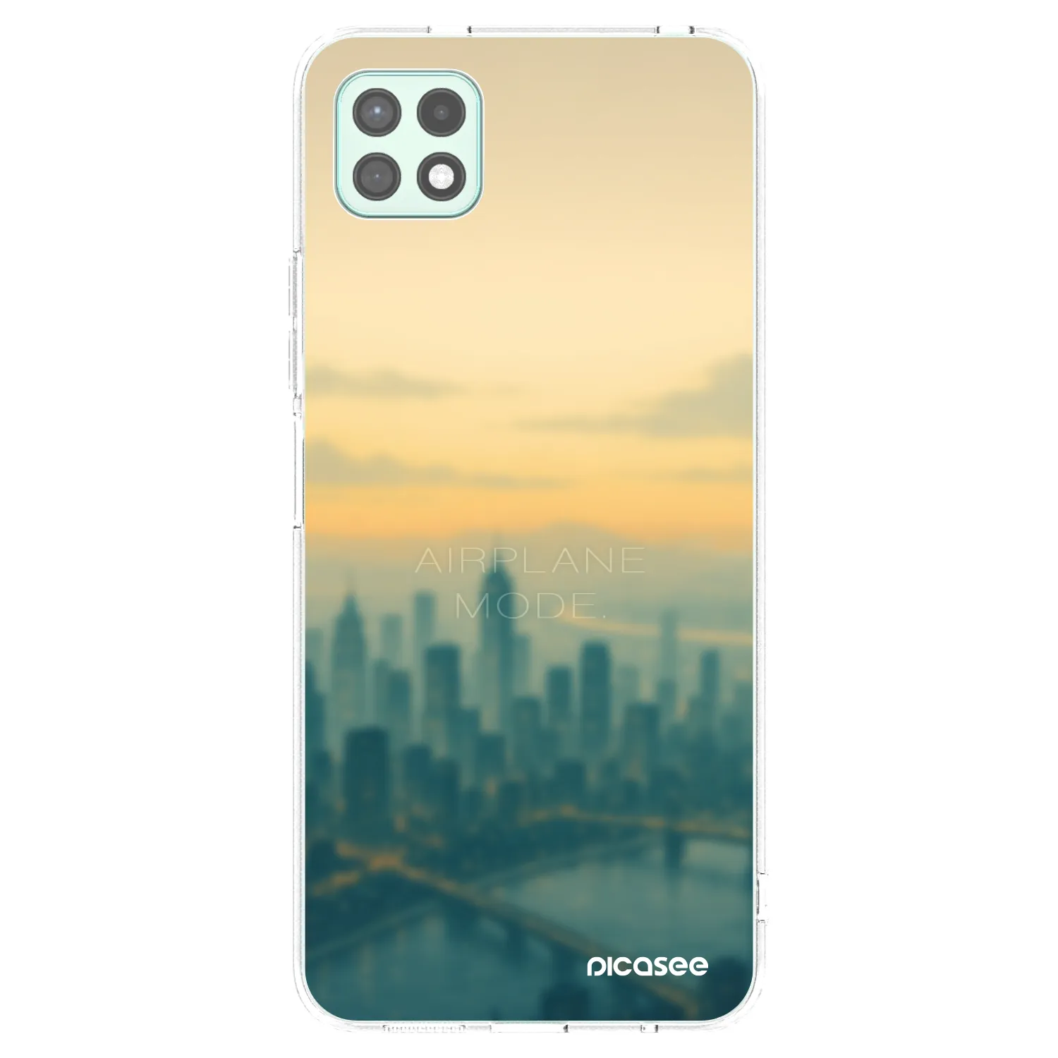 Picasee silikonski prozorni ovitek za Samsung Galaxy A22 A226B 5G - Airplane mode