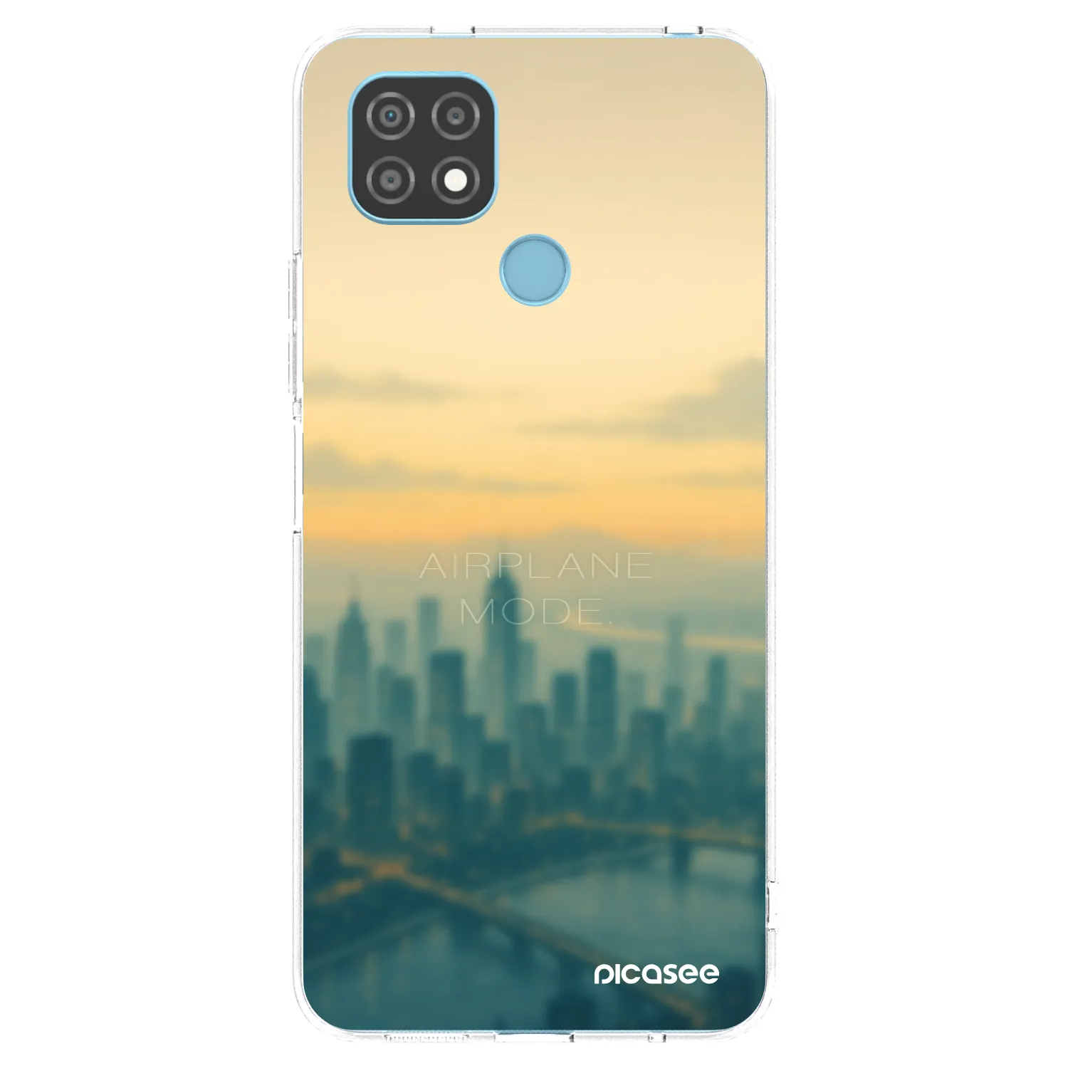 Picasee silikonski prozorni ovitek za Realme C21 - Airplane mode
