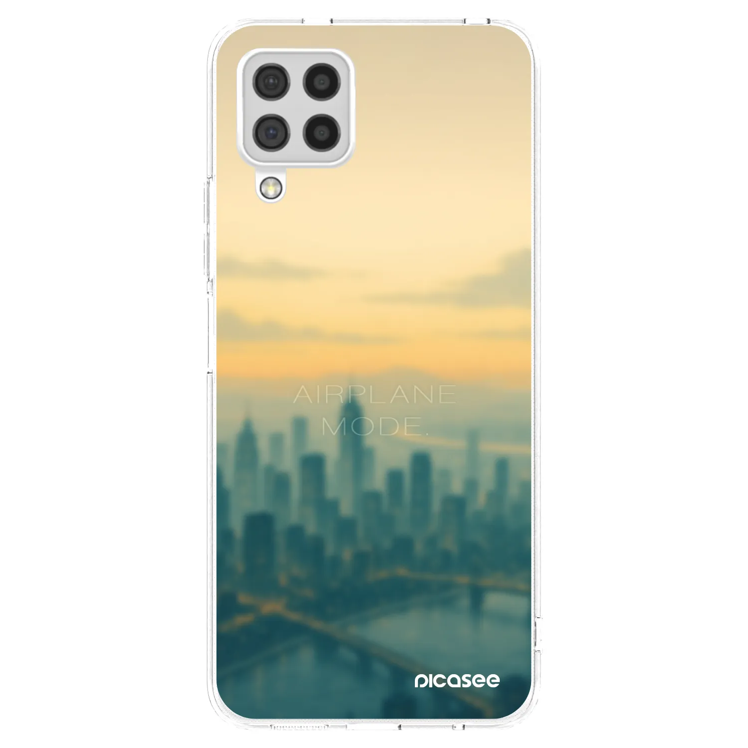 Picasee silikonski prozorni ovitek za Samsung Galaxy A22 A225F 4G - Airplane mode