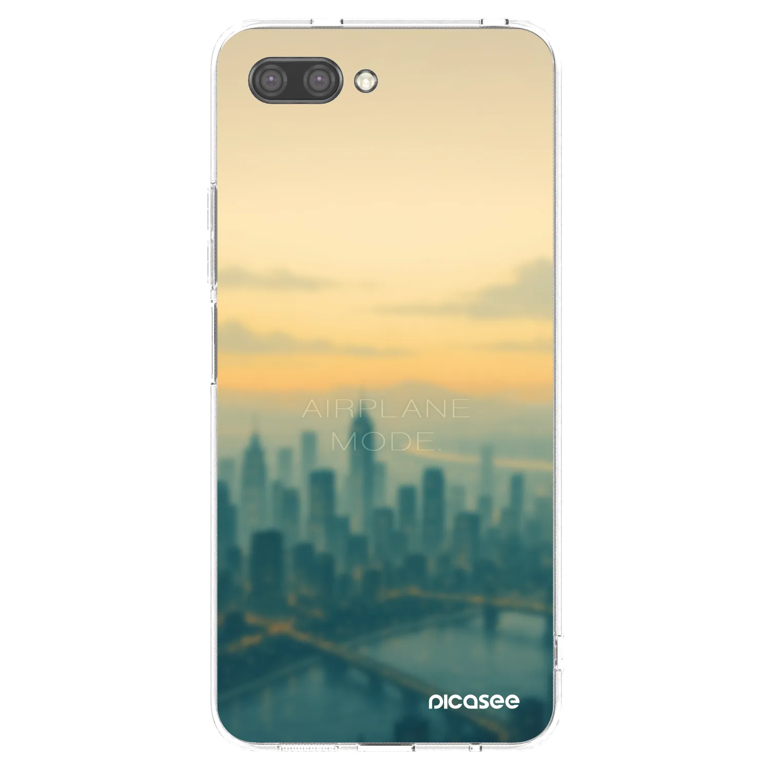 Picasee silikonski prozorni ovitek za Honor 10 - Airplane mode