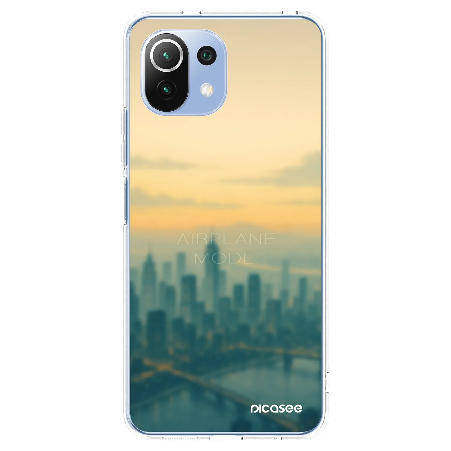 Picasee silikonski prozorni ovitek za Xiaomi 11 Lite 5G NE - Airplane mode