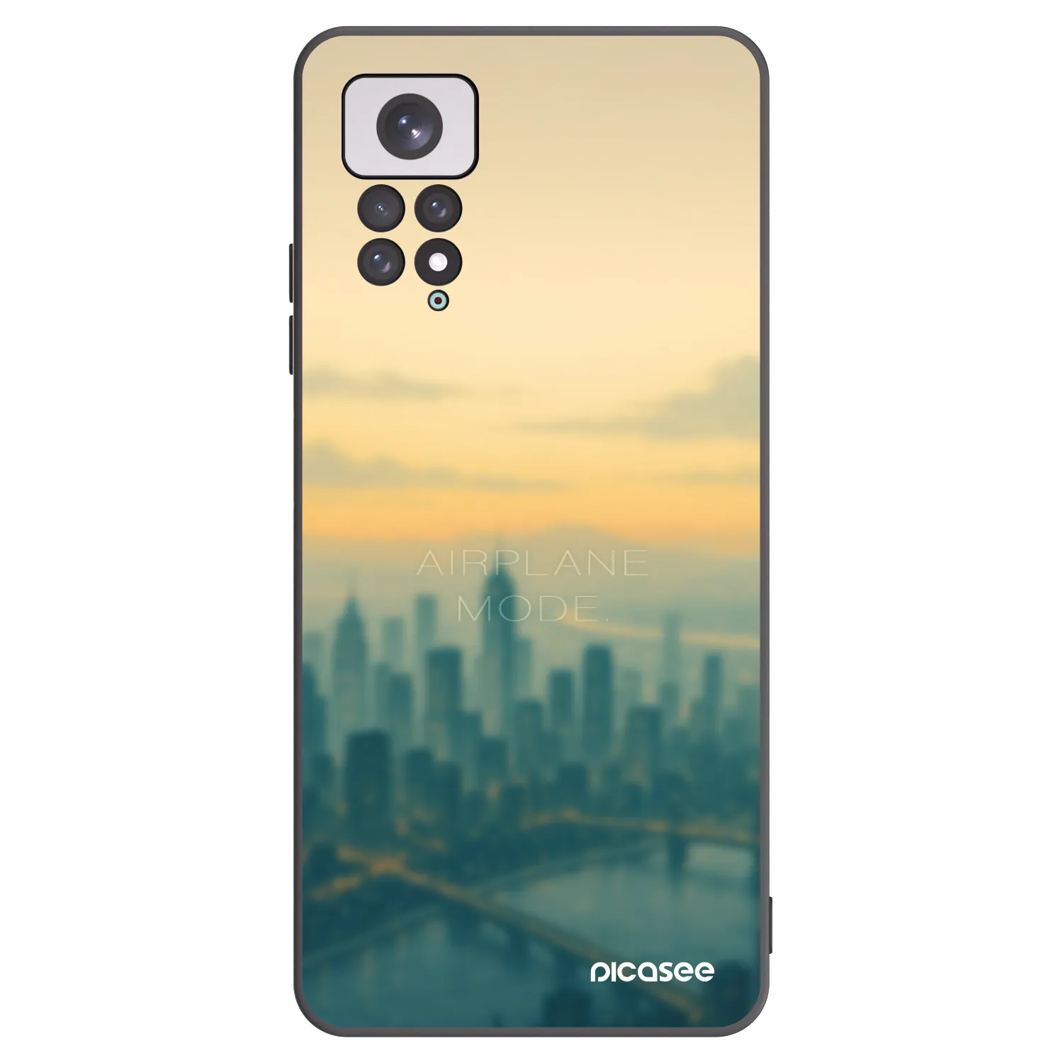 Picasee silikonski črni ovitek za Xiaomi Redmi Note 11 - Airplane mode