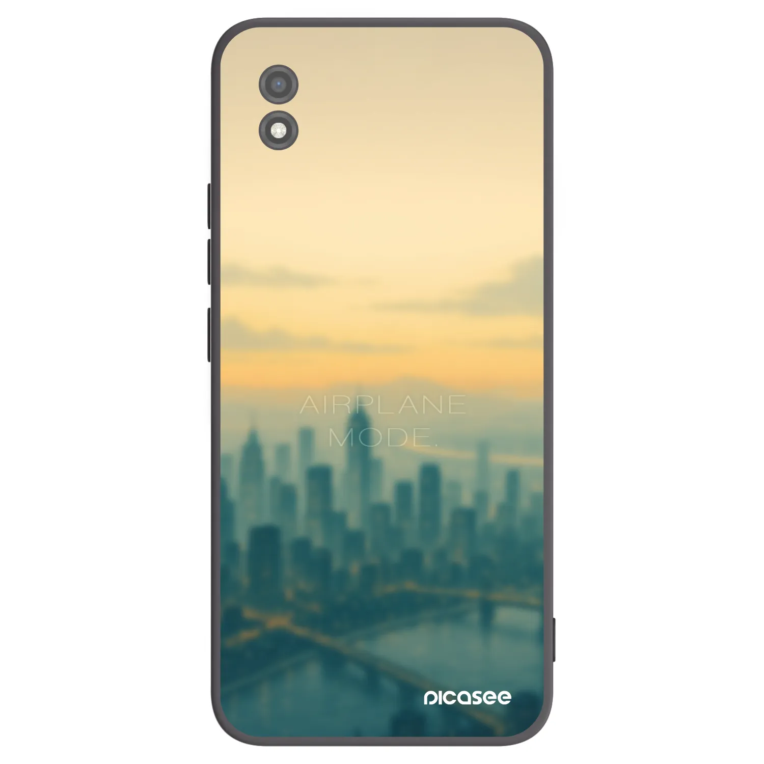 Picasee silikonski črni ovitek za Realme C11 (2021) - Airplane mode