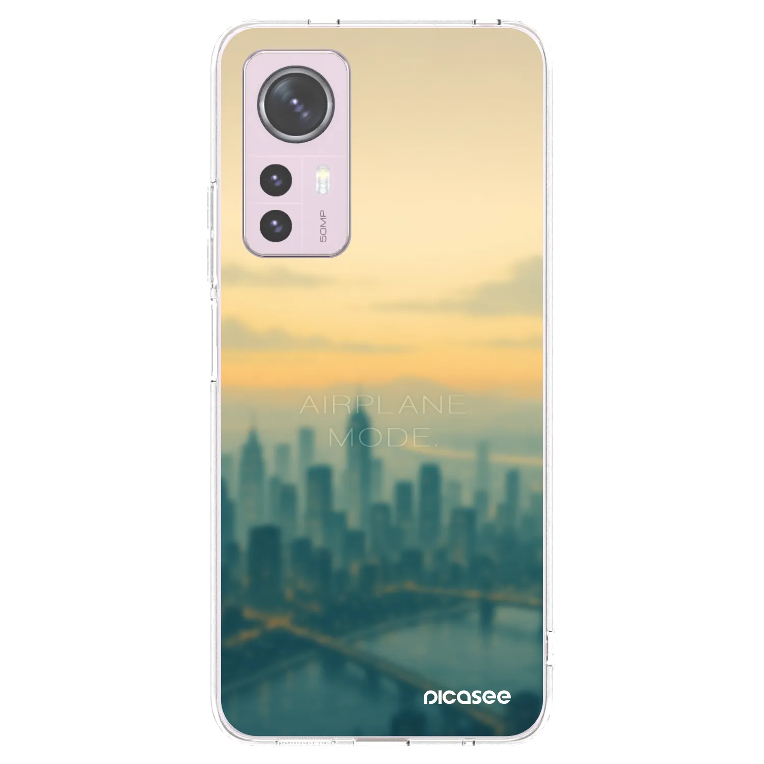 Picasee silikonski prozorni ovitek za Xiaomi 12 - Airplane mode