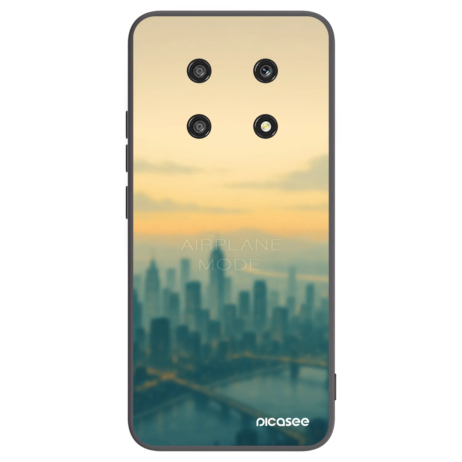 Picasee silikonski črni ovitek za Honor Magic4 Lite 5G - Airplane mode
