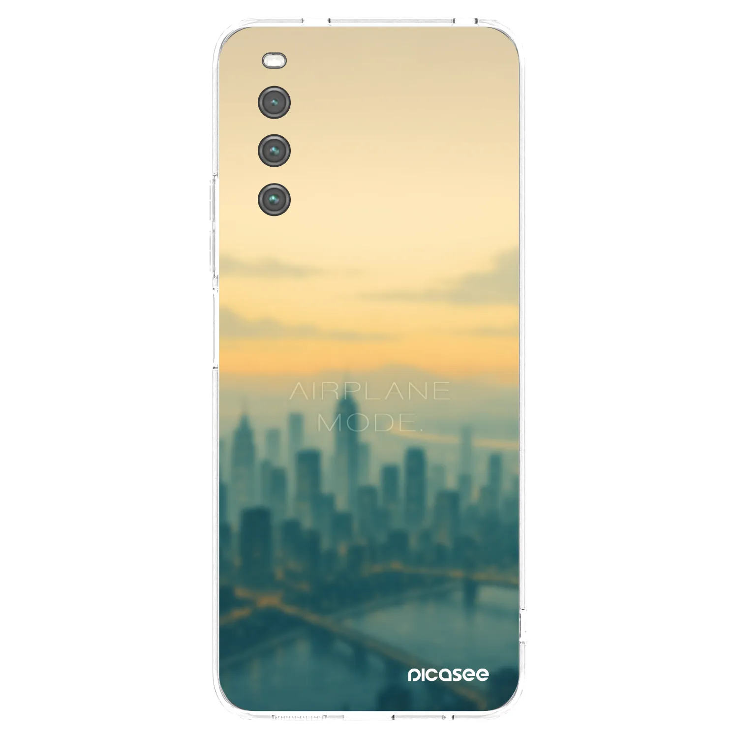 Picasee silikonski prozorni ovitek za Sony Xperia 10 IV 5G - Airplane mode