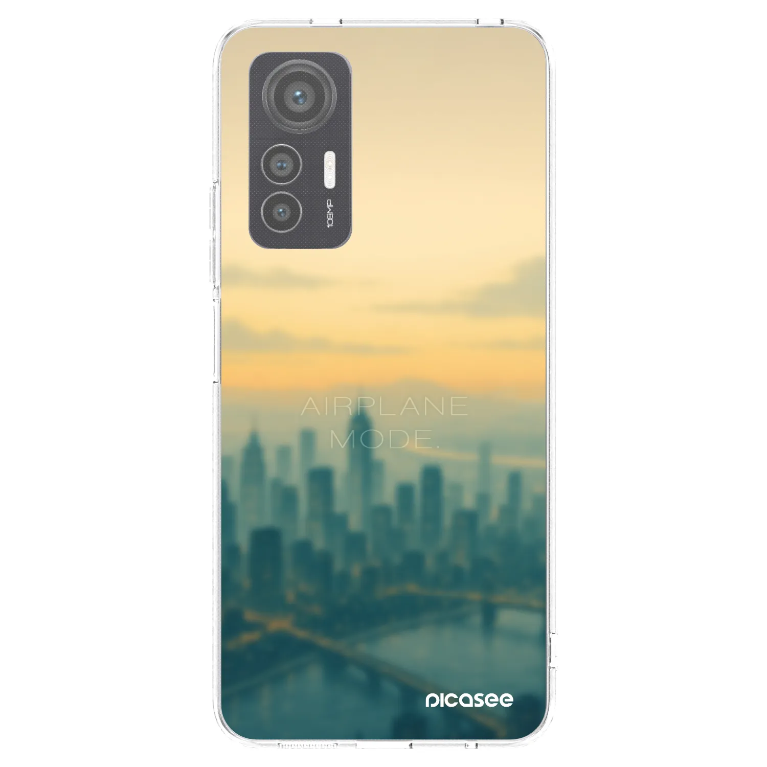 Picasee silikonski prozorni ovitek za Xiaomi 12 Lite - Airplane mode