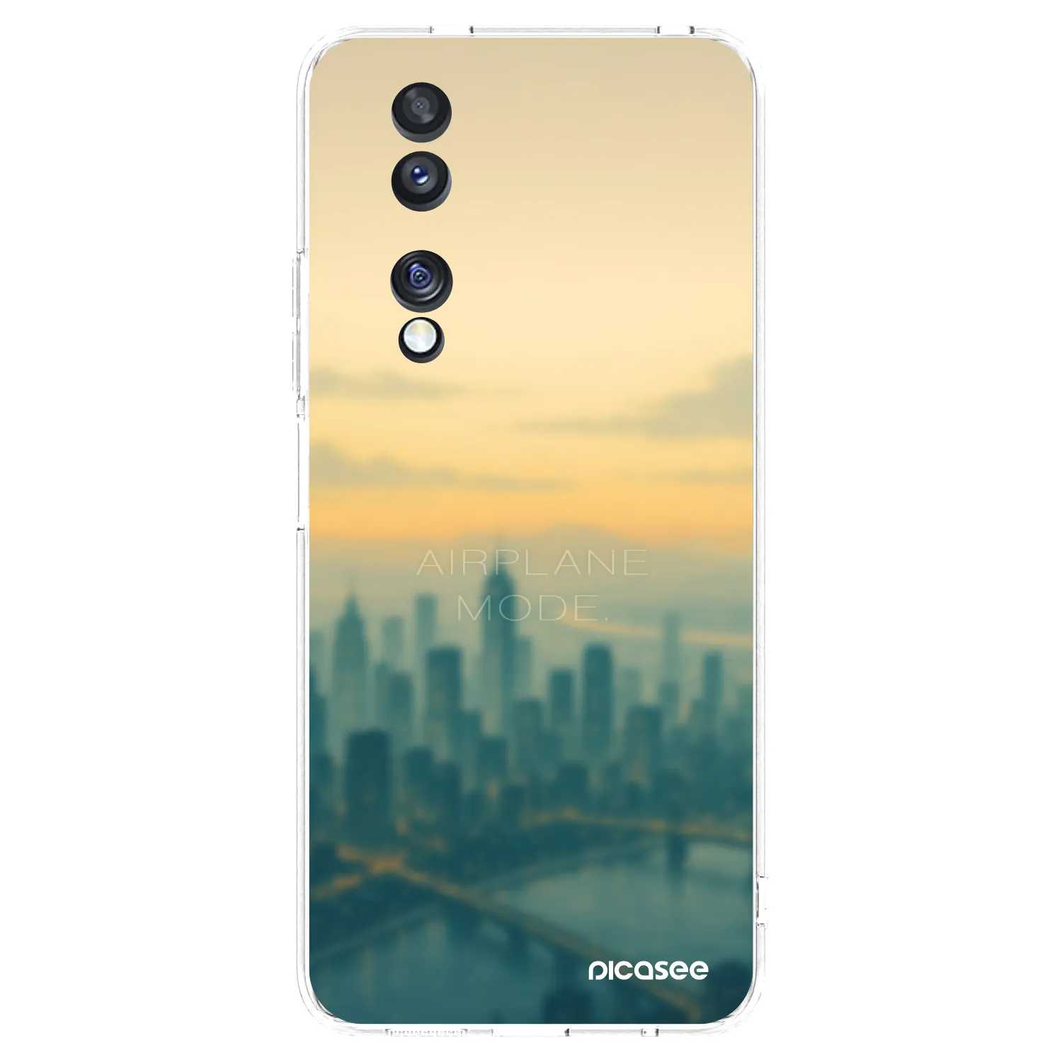 Picasee silikonski prozorni ovitek za Honor 70 - Airplane mode