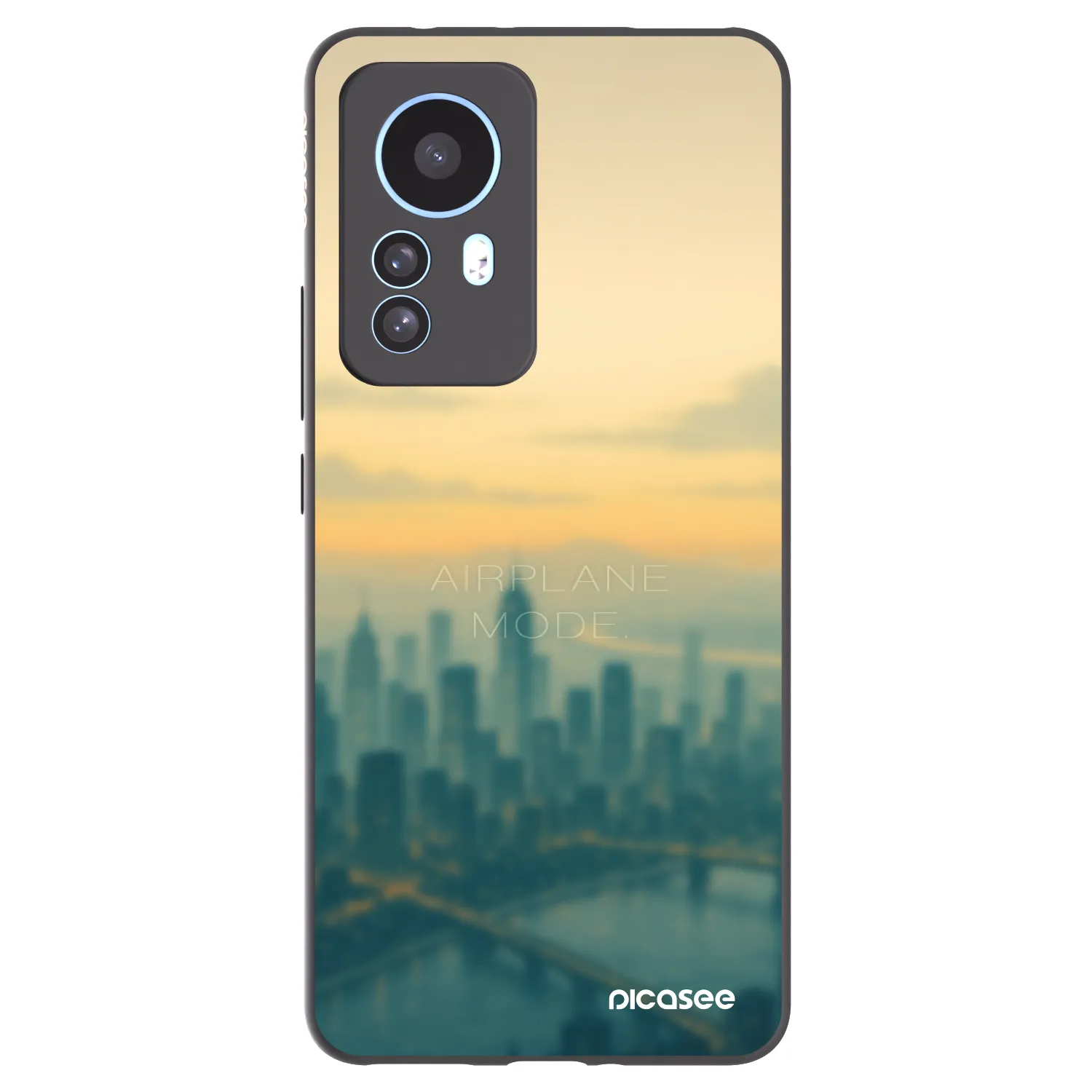 Picasee silikonski črni ovitek za Xiaomi 12T - Airplane mode