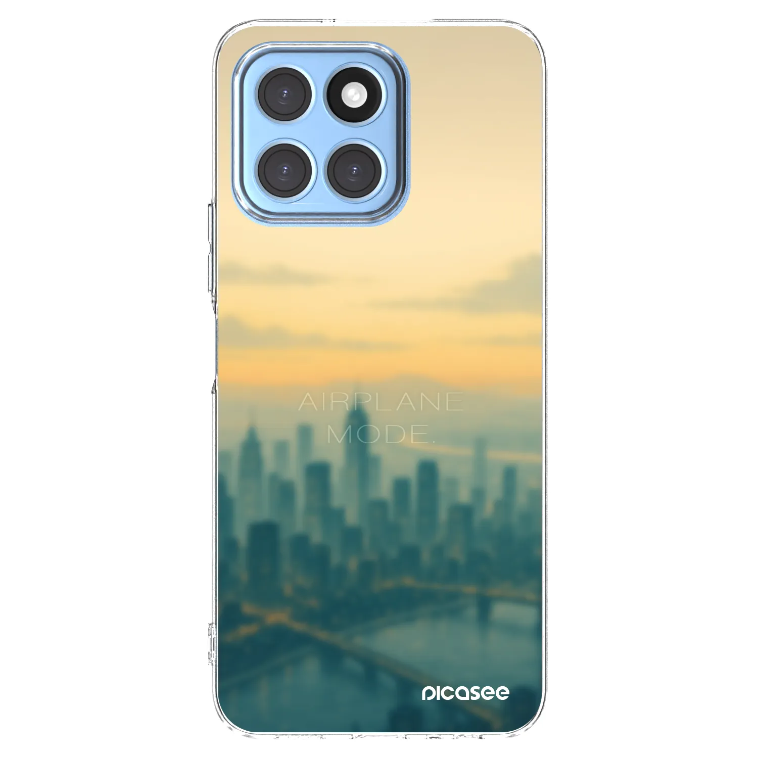 Picasee silikonski prozorni ovitek za Honor X6 - Airplane mode