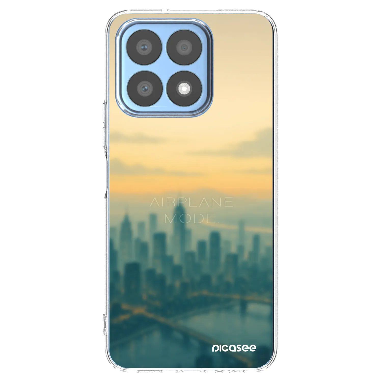 Picasee silikonski prozorni ovitek za Honor X8a - Airplane mode
