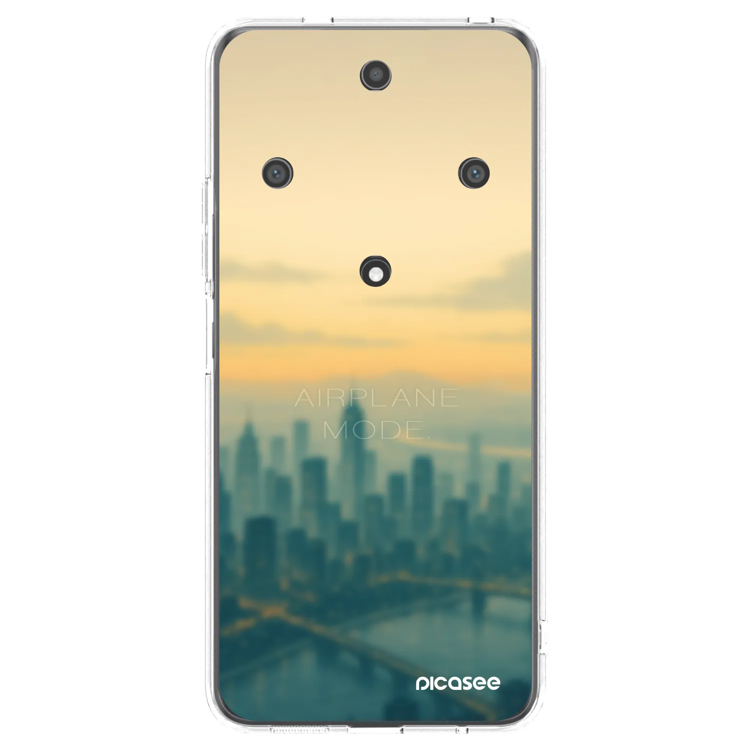 Picasee silikonski prozorni ovitek za Honor Magic5 Lite 5G - Airplane mode