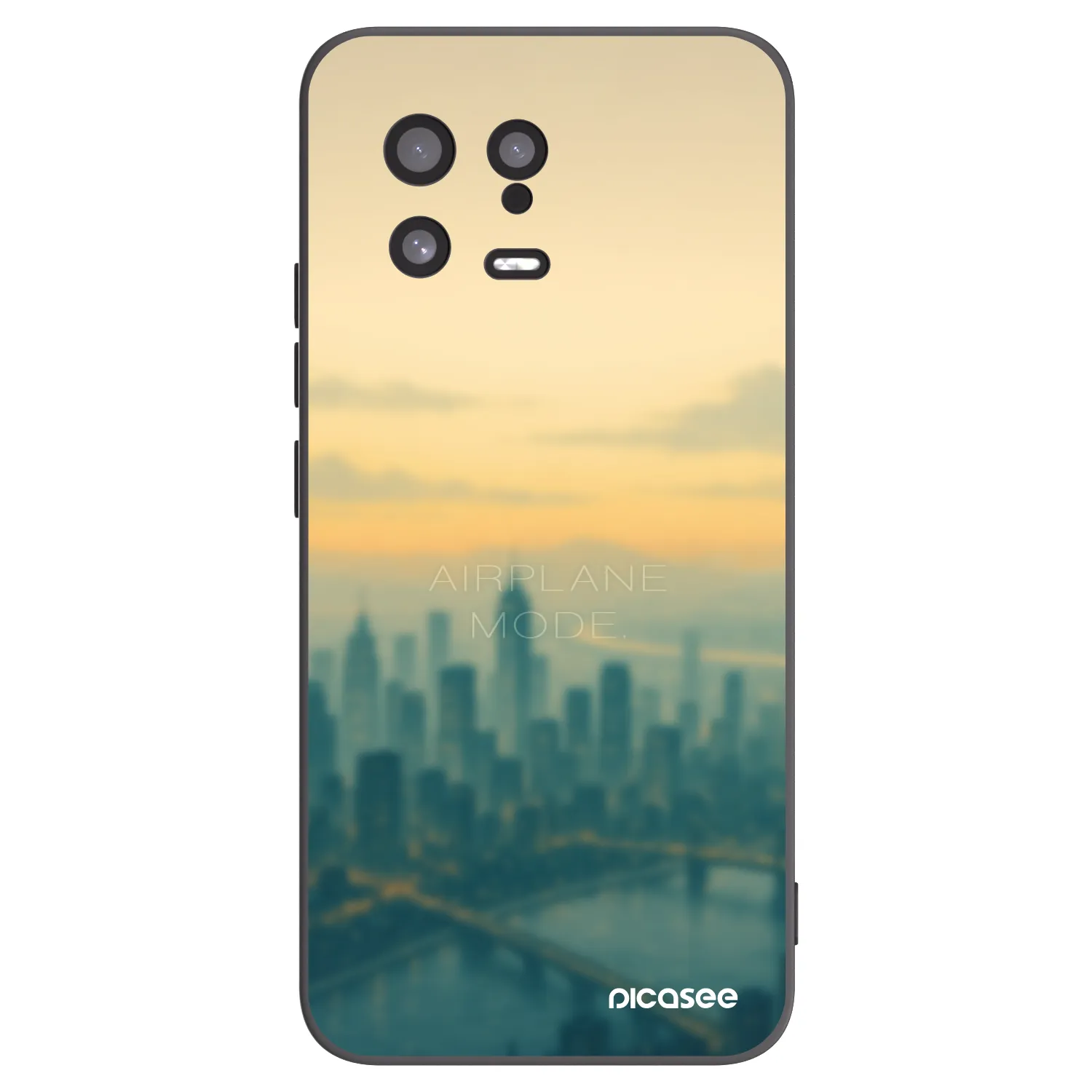 Picasee silikonski črni ovitek za Xiaomi 13 - Airplane mode