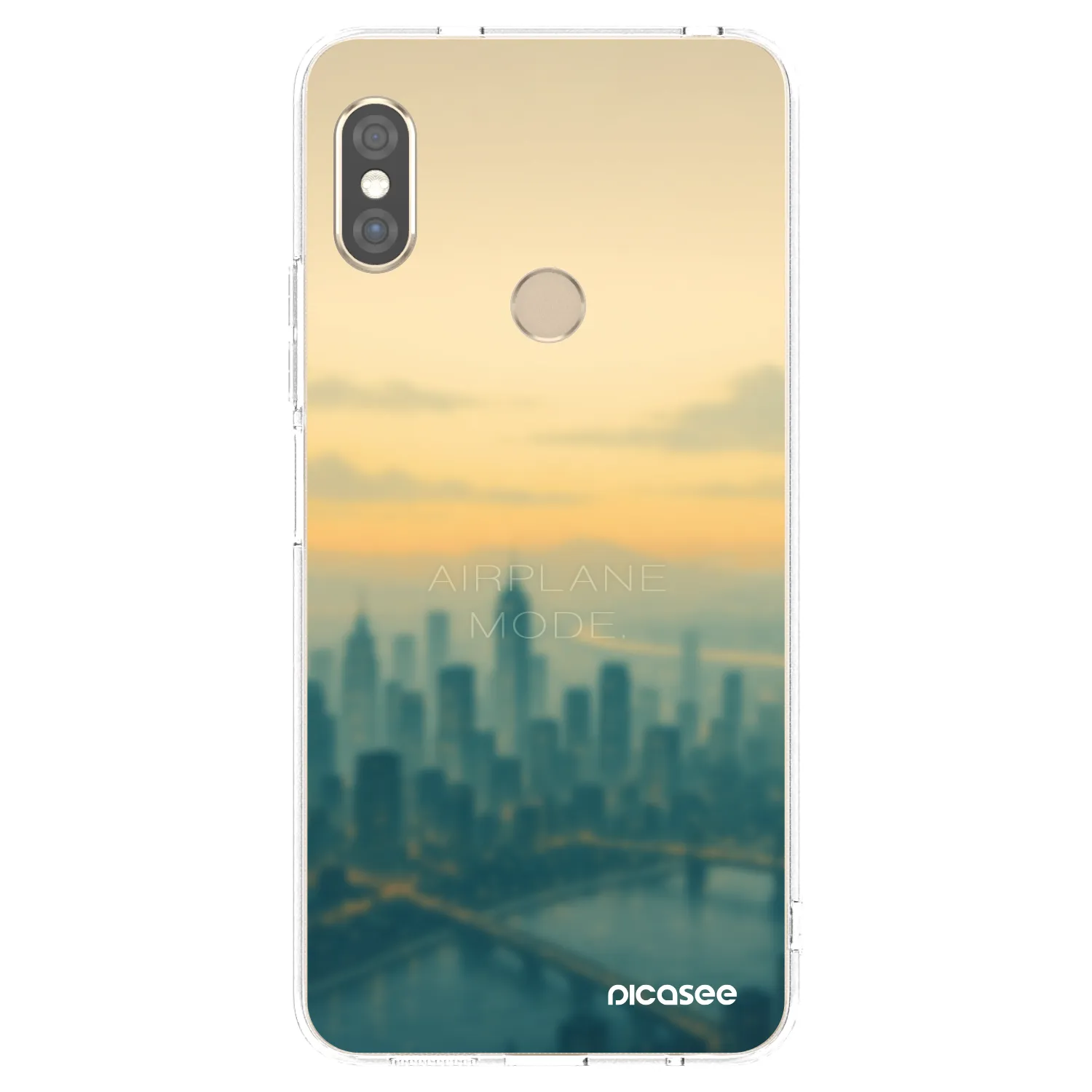 Picasee silikonski prozorni ovitek za Xiaomi Redmi Note 5 Global - Airplane mode