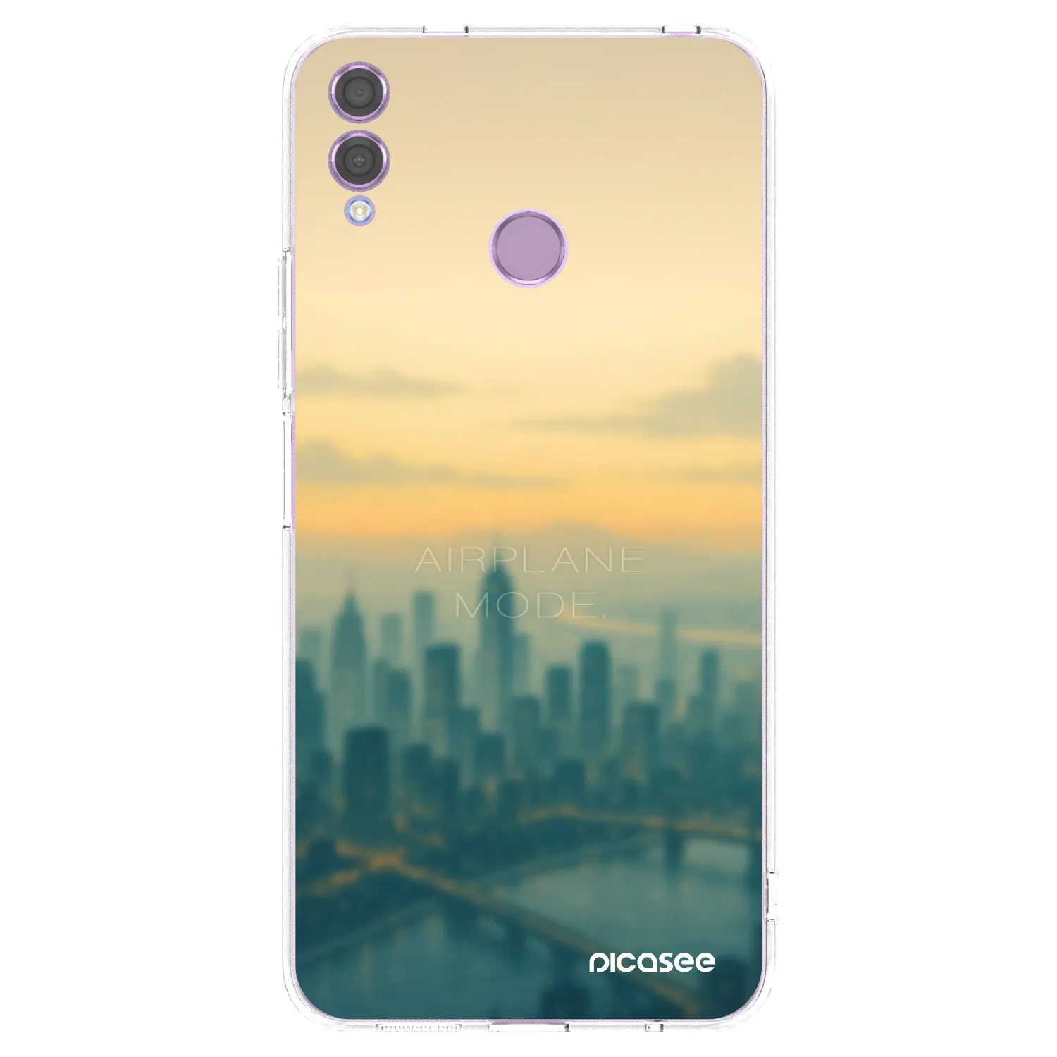 Picasee silikonski prozorni ovitek za Honor 8X - Airplane mode