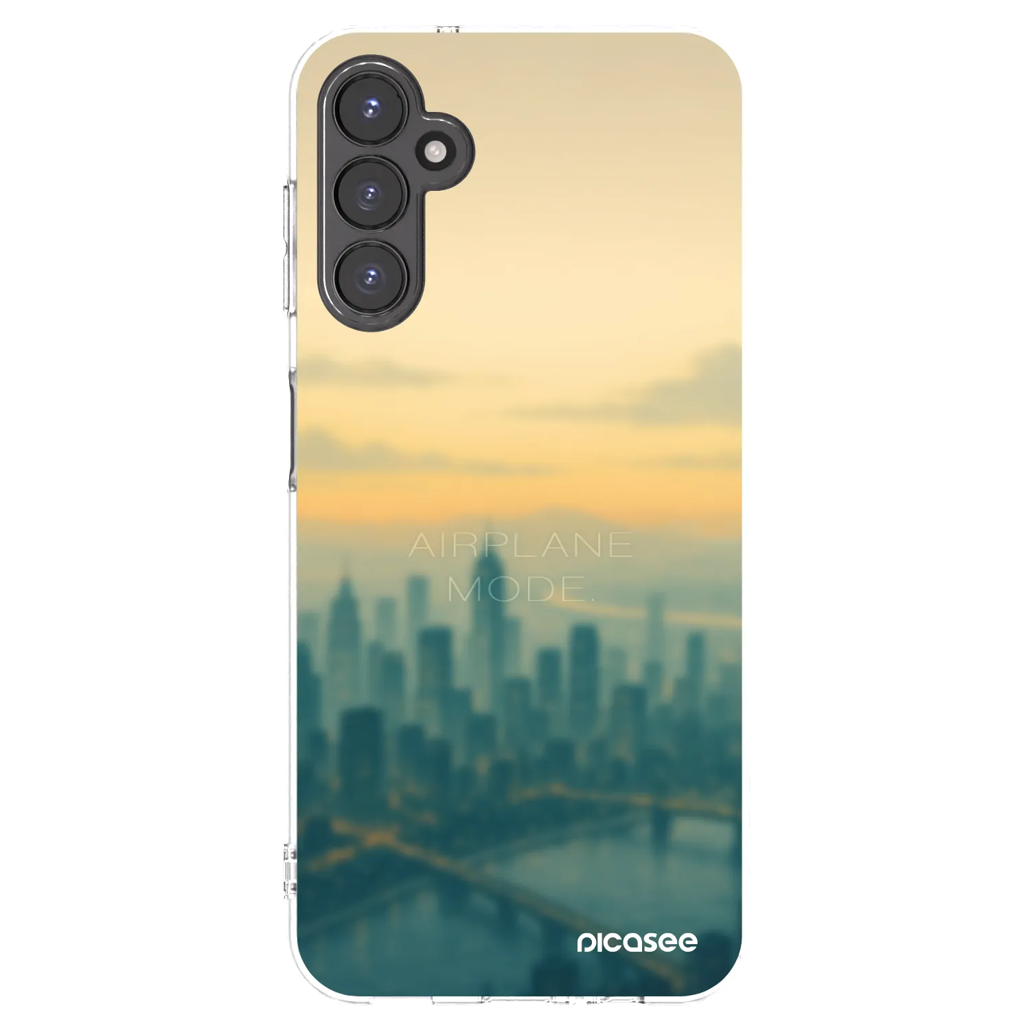 Picasee silikonski prozorni ovitek za Samsung Galaxy A14 4G A145R - Airplane mode