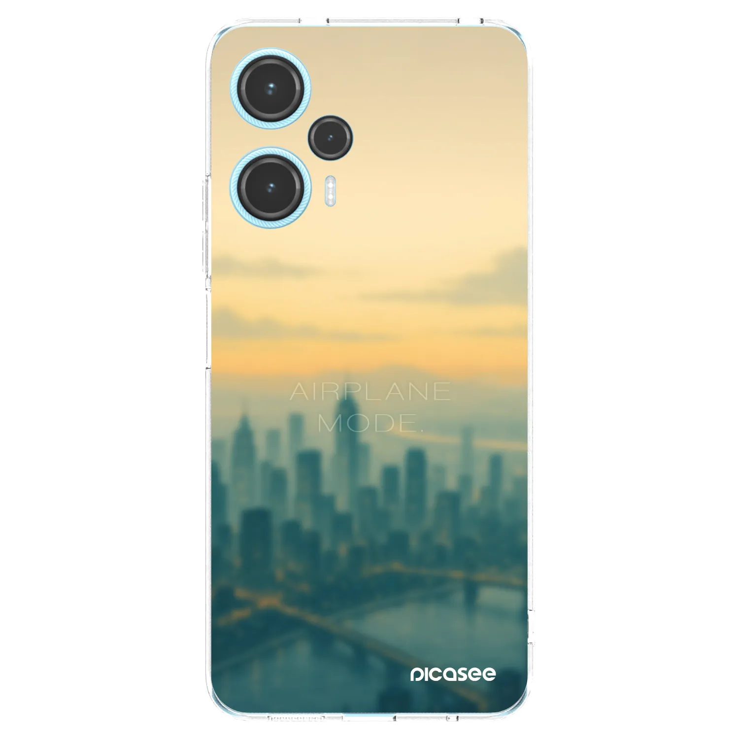 Picasee silikonski prozorni ovitek za Xiaomi Poco F5 - Airplane mode