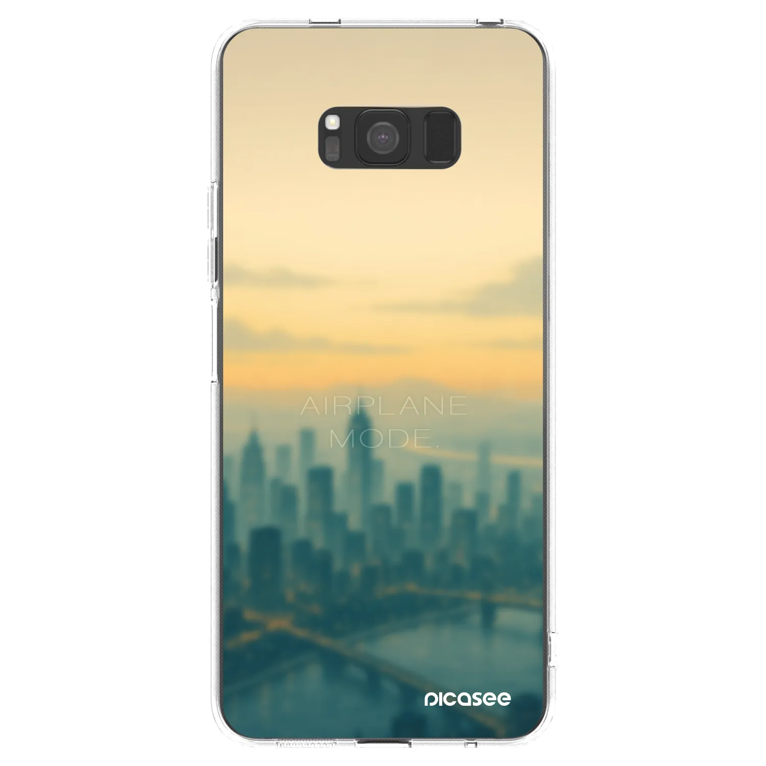 Picasee silikonski prozorni ovitek za Samsung Galaxy S8 G950F - Airplane mode