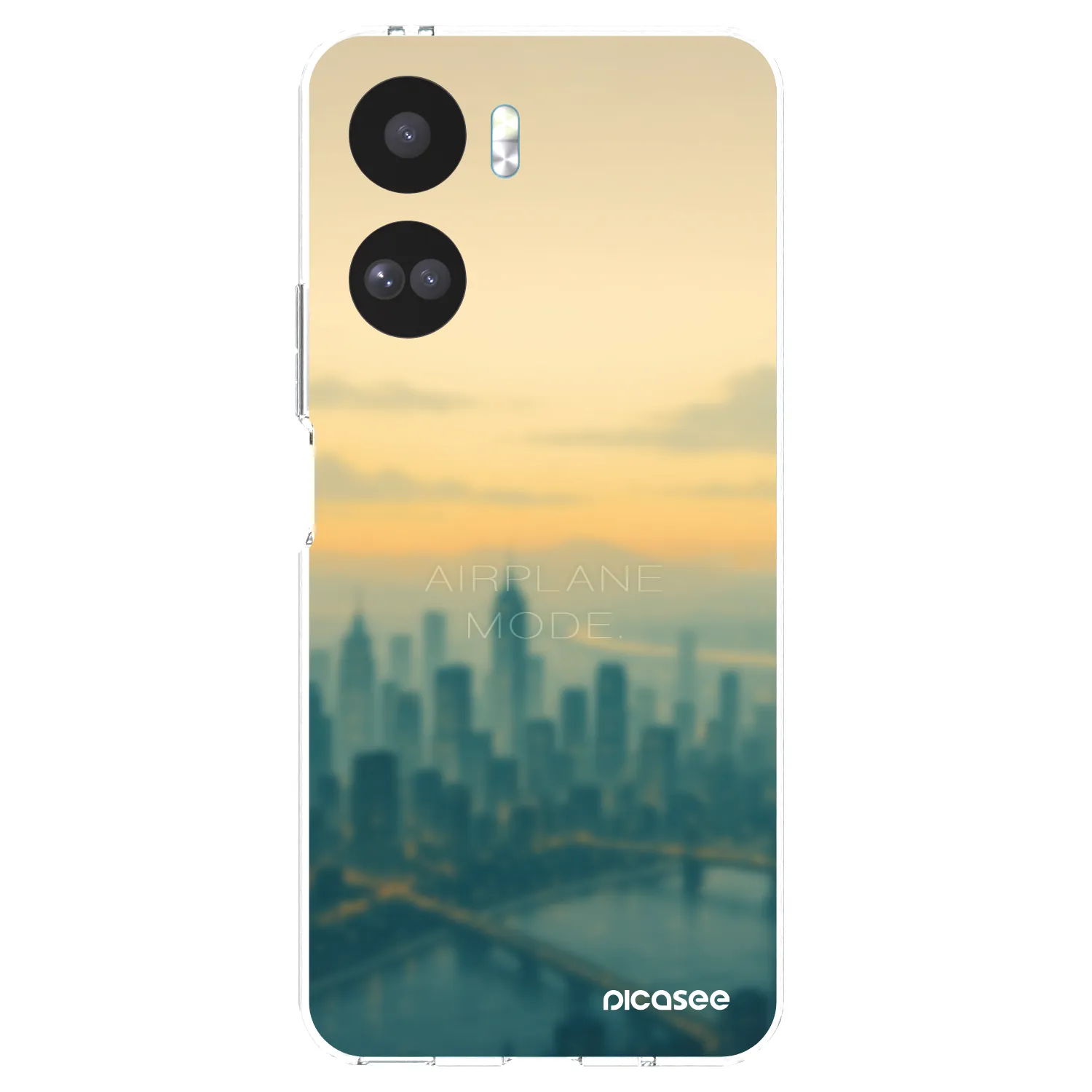 Picasee silikonski prozorni ovitek za Honor 90 Lite 5G - Airplane mode
