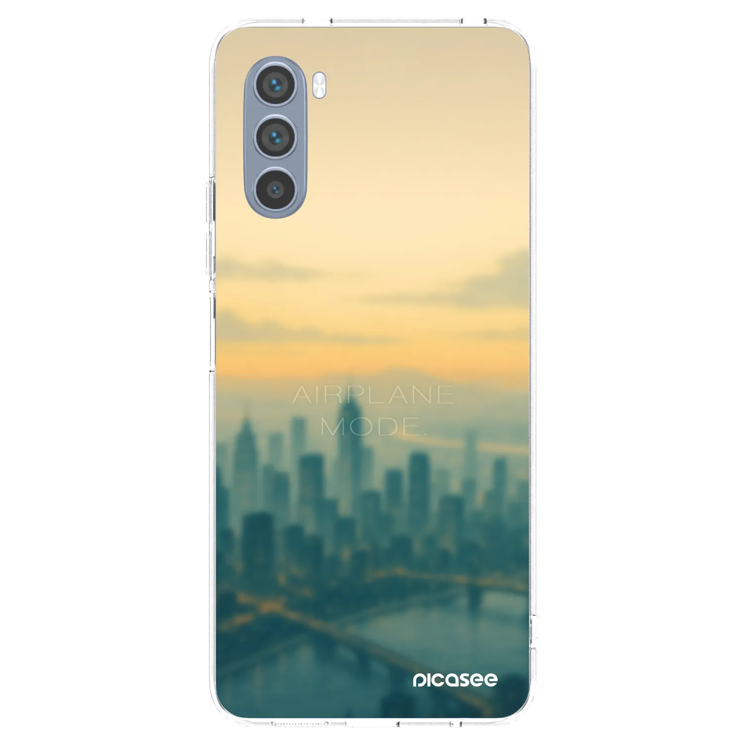 Picasee silikonski prozorni ovitek za Motorola Moto G62 - Airplane mode
