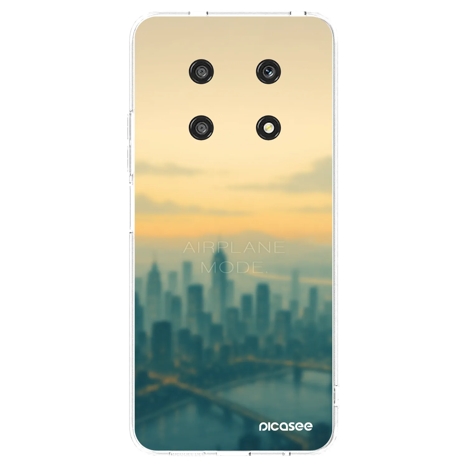Picasee silikonski prozorni ovitek za Honor Magic4 Lite 5G - Airplane mode