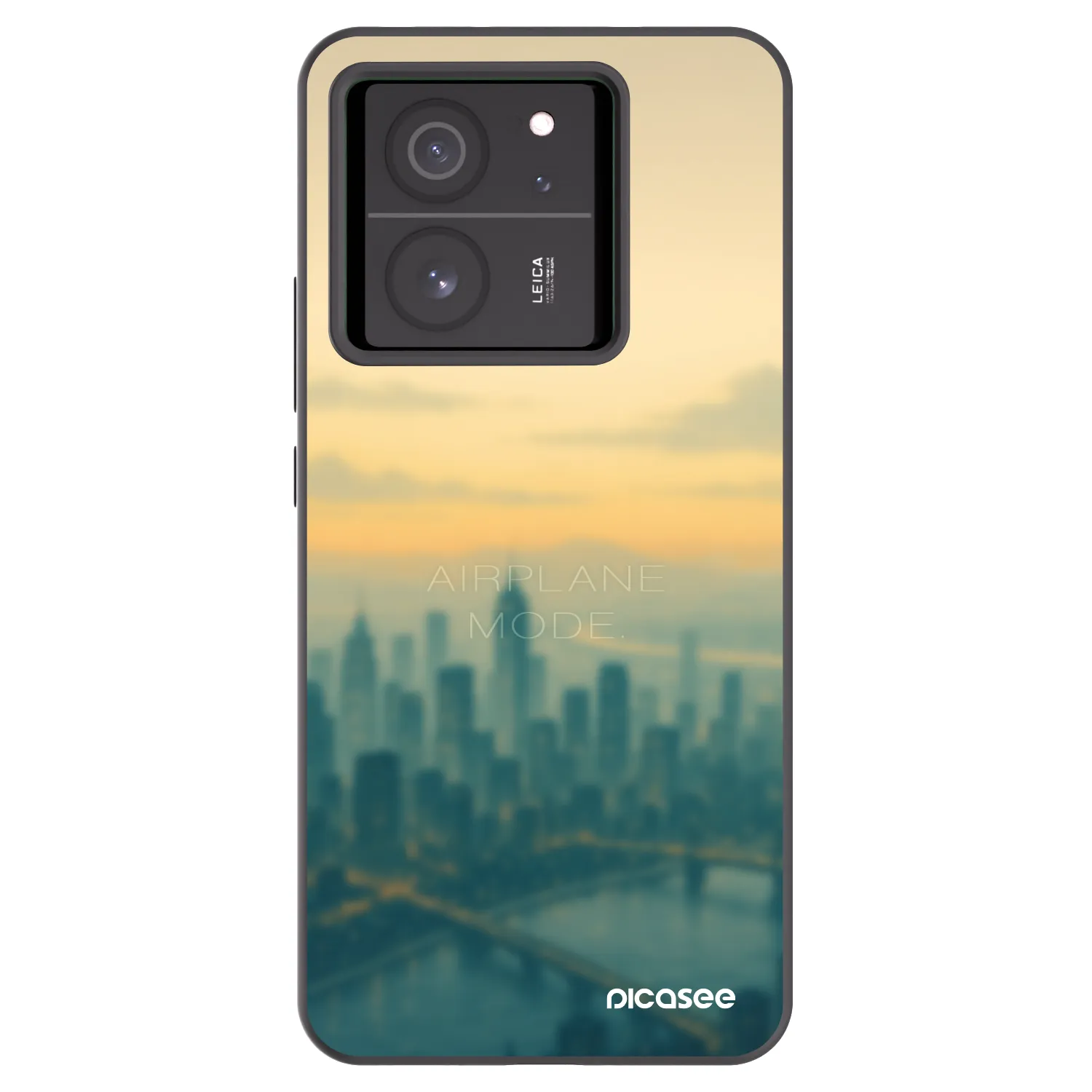 Picasee silikonski črni ovitek za Xiaomi 13T - Airplane mode