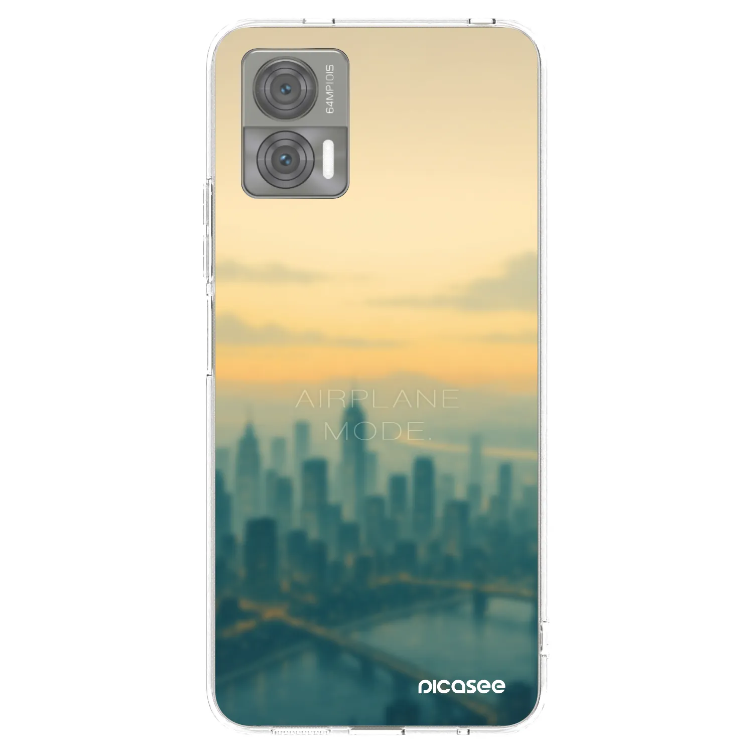 Picasee silikonski prozorni ovitek za Motorola Edge 30 Neo - Airplane mode