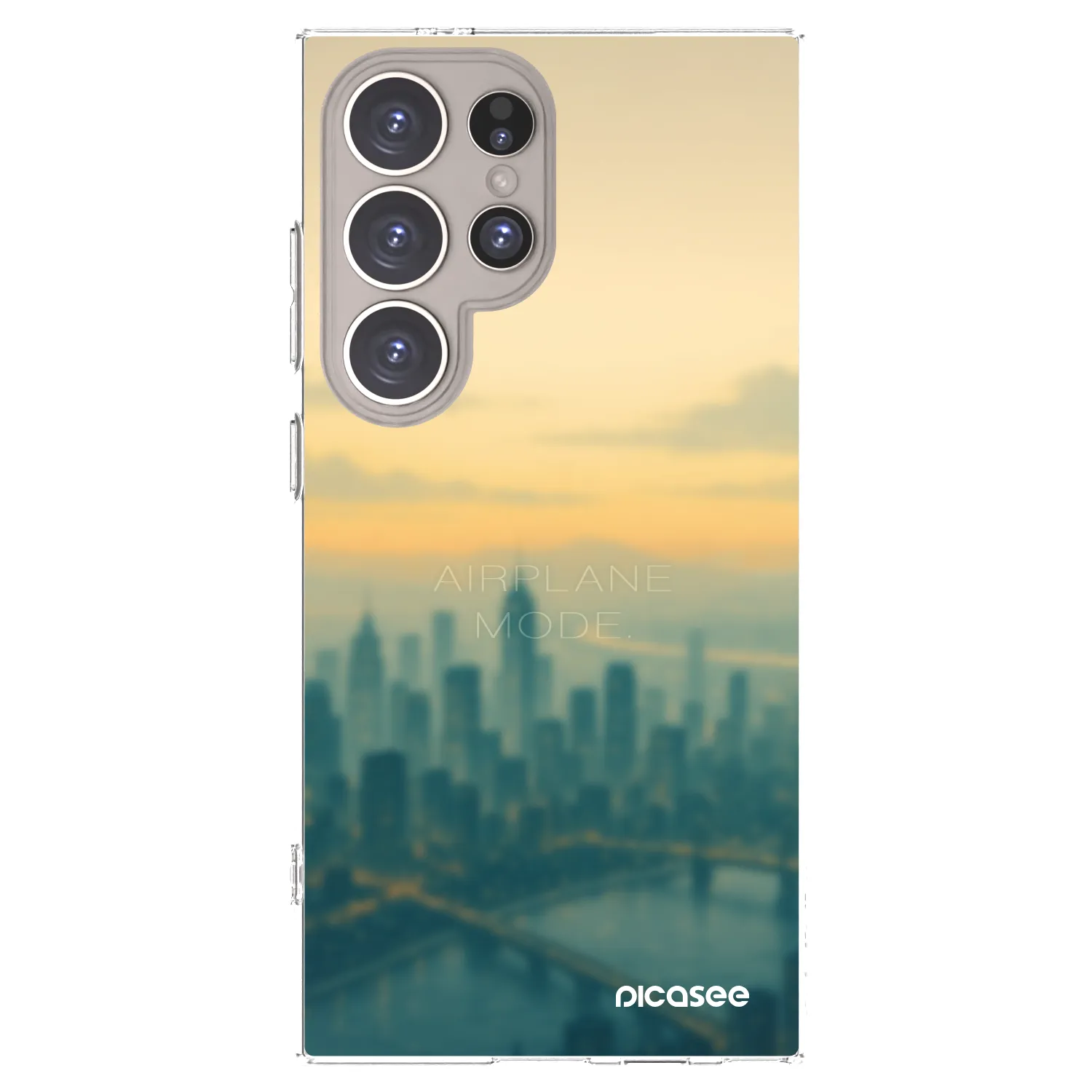 Picasee silikonski prozorni ovitek za Samsung Galaxy S24 Ultra S928B 5G - Airplane mode