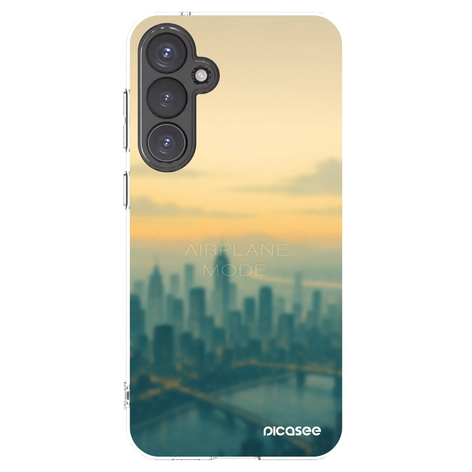 Picasee silikonski prozorni ovitek za Samsung Galaxy S23 FE S711B - Airplane mode