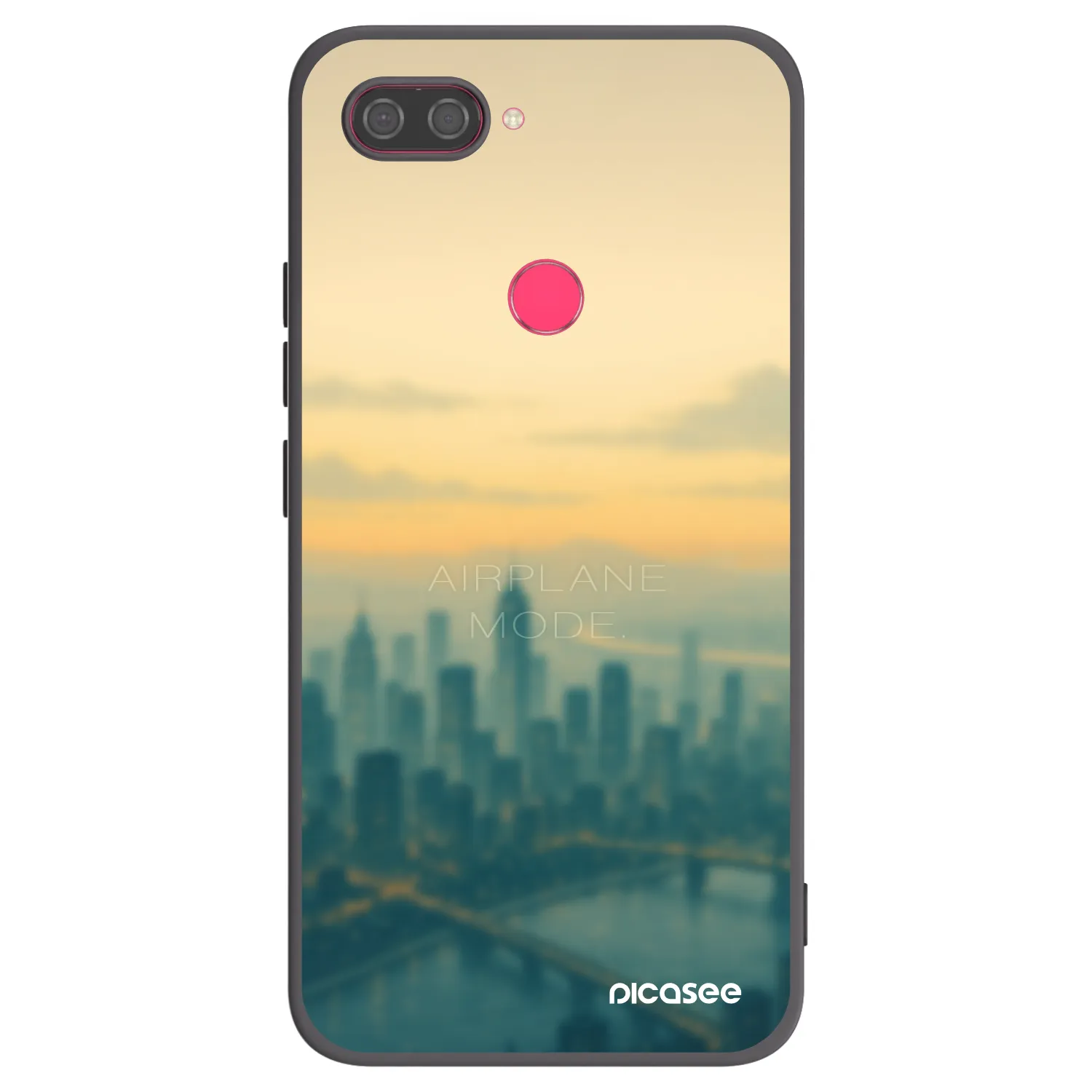 Picasee silikonski črni ovitek za Xiaomi Mi 8 Lite - Airplane mode